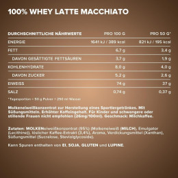 Протеїн Ironmaxx 100% Whey Protein 500 г, Latte Macchiato IronMaxx