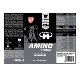 Рідкий амінокислотний комплекс Mammut Amino Liquid 1000 ml (Blutorange) Mammut