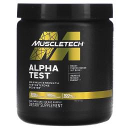 Бустер тестостерону MuscleTech Alpha Test 240 капсул Muscletech