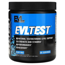 Для підтримки тестостерону Evlution Nutrition EVLTest 210 g (Blue Raz) Evlution Nutrition