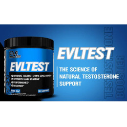 Для підтримки тестостерону Evlution Nutrition EVLTest 210 g (Blue Raz) Evlution Nutrition