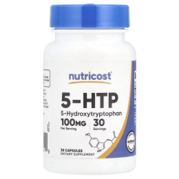 5-HTP, 100 mg, 30 Capsules