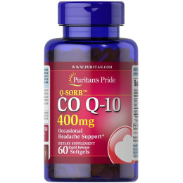 Коензим Q10 Puritan's Pride CO Q10 400 mg 60 Softgels Puritan's Pride