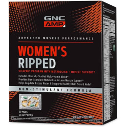 AMP Women's Ripped 30packs GNC