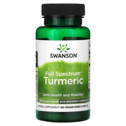 Куркума Swanson Turmeric 750 mg 60 Veggie Embo Caps AP Swanson