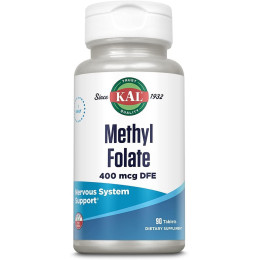 Метилфолат KAL Methyl Folate 400 mcg DFE 90 tabs KAL