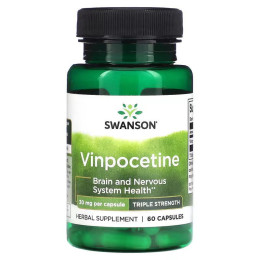 Вінпоцетин Swanson Vinpocetine 30 mg 60 Caps Swanson