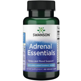 Поддержка надпочечников Swanson Adrenal Essentials 60 Veggie Caps Swanson