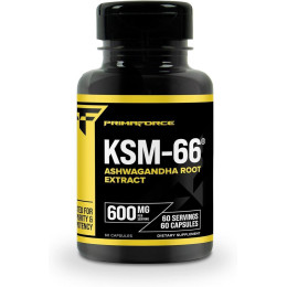 Ашваганда Primaforce KSM-66, Ashwagandha Root Extract 600 mg 60 Capsules Primaforce