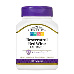 Ресвератрол 21st Century Resveratrol Red Wine Extract 90 Capsules 21st Century