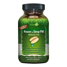 Для сна Irwin Naturals Power to Sleep PM Melatonin-Free 50 гелевых капсул Irwin Naturals