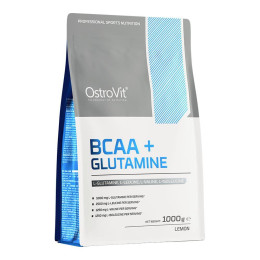 Амінокислоти Ostrovit BCAA + Glutamine 1000 г, Lemon OstroVit