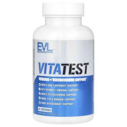 Вітаміни та мінерали для чоловіків Evlution Nutrition VitaTest, Men's Nutrient Complex, 90 Tablets Evlution Nutrition