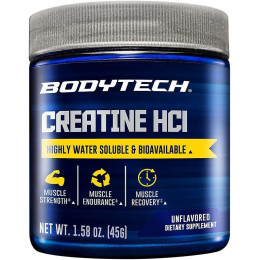 Креатин гідрохлорид BodyTech Creatine HCl 45 г, Unflavored