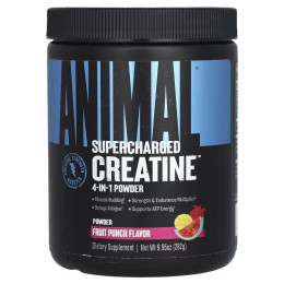 Креатин Universal Nutrition Animal Supercharged Creatine 4-in-1 Powder 282 g (Fruit Punch) Universal