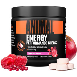 Animal Energy Performance Chews 120 Chewable Tablets (Pomberry) Universal