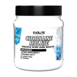 Цитрулін малат Evolite Nutrition (Citrulline Malate) 300 г, Неароматизований