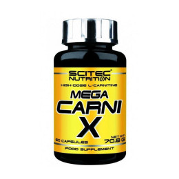 Л-Карнітін Scitec Nutrition (Mega Carni X), 60 капсул