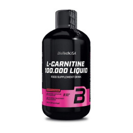 L-Карнітин рідкий BioTech (L-Carnitine 100 000), 500 мл, Вишня