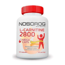 L-Карнітин NOSOROG (L-Carnitine 2800 mega tabs), 120 табл