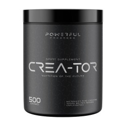 Креатин Мікронізований Powerful Progress (Crea-Tor Crea-Tor Micronized) у порошку, 500 г, Неприправлений