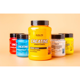 Креатин Моногидрат (Creatine Monohydrate) Evolite Nutrition в порошке, 500 г, Зеленое яблоко