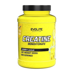 Креатин Моногідрат (Creatine Monohydrate) Evolite Nutrition у порошку, 1000 г, Лимон