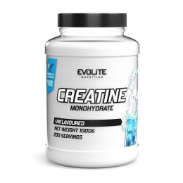 Креатин Моногідрат (Creatine Monohydrate) Evolite Nutrition у порошку, 1000 г, Неароматизований