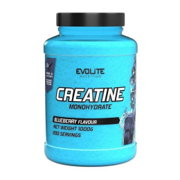 Креатин Моногідрат (Creatine Monohydrate) Evolite Nutrition у порошку, 1000 г, Черниця