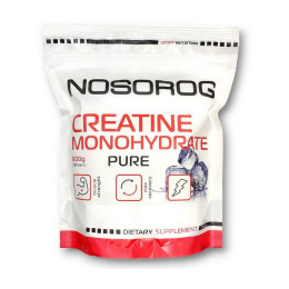 Креатин Моногідрат (Creatine Monohydrate) NOSOROG у порошку, 600 г, Чистий