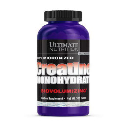 Креатин Моногідрат (Creatine Monohydrate) Ultimate Nutrition у порошку, 300 г, Неприправлений