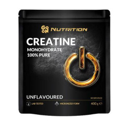 Креатин Моногідрат GoOn Nutrition (100% Creatine Monohydrate пакет) у порошку, 400 г, Неприправлений