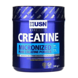 Креатин Моногідрат USN (Micronized Creatine Monohydrate) у порошку, 500 г, Неприправлений