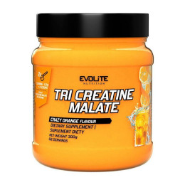 Три Креатин Малат (Tri Creatine Malate) Evolite Nutrition у порошку, 300 г, Апельсин