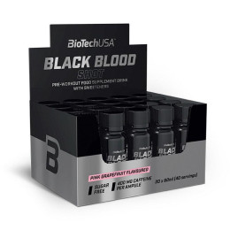 Предтренировочный комплекс BioTech (Black Blood Shot), 20*60 мл, Лимонад