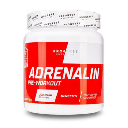 Передтренувальний комплекс Progress Nutrition (Adrenalin Pre-Workout), 300 г, Апельсин-грейпфрут