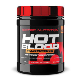 Передтренувальний комплекс Scitec Nutrition (Hot Blood Hardcore), 375 г, Тропічний пунш