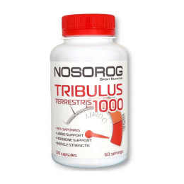 Трибулус стимулятор тестостерону (Tribulus 1000) NOSOROG, 120 капсул