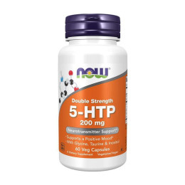 5-HTP (5-гідрокситриптофан) 200 мг, Now Foods, 60 веган капсул