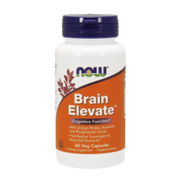 Активатор пам'яті (Brain elevate), Now Foods, 60 капсул