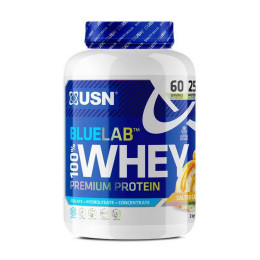 Сироватковий протеїн USN Blue Lab 100% Whey Premium Protein 2000 г, Солона карамель