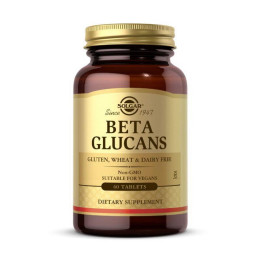 Бета глюкан (Beta Glucans), Solgar, 60 табл.