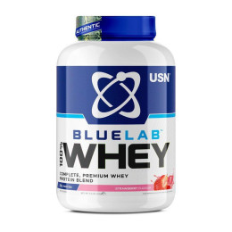 Сироватковий протеїн USN Blue Lab 100% Whey Premium Protein 2000 г, Полуниця