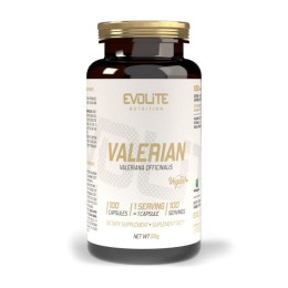 Валеріана (Valerian), Evolite Nutrition, 100 веган капсул