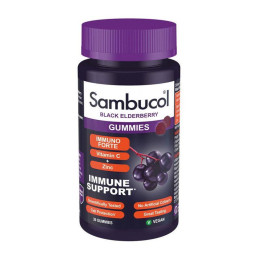 Вітаміни для імунітету (Immuno Forte + Vitamin C + Zinc), Sambucol, 30 желейок