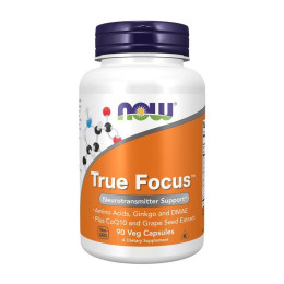 Вітаміни для пам'яті (True Focus), Now Foods, 90 веган капсул