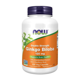 Гінкго Білоба (Ginkgo Biloba Double Strength) 120 мг, 200 веган капсул