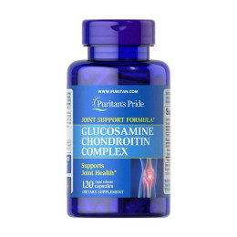 Глюкозамін Хондроїтин Комплекс (Glucosamine Chondroitin Complex), Puritan's Pride, 120 капсул