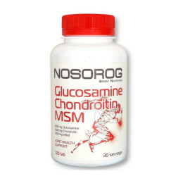 Глюкозамін Хондроїтин МСМ (Glucosamine Chondroitin MSM), NOSOROG, 120 табл