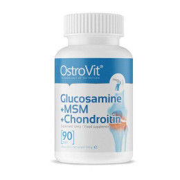 Глюкозамін Хондроїтин МСМ (Glucosamine MSM Chondroitin), OstroVit, 90 табл